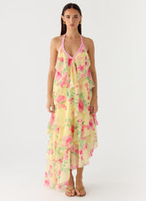 Strawberry Mimosa Maxi Dress