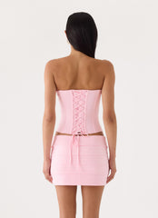 Super Model Crepe Corset Top