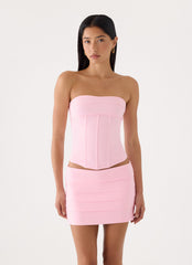 Super Model Crepe Corset Top