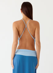 Sweet Charm Cowl Neck Top