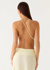 Sweet Charm Cowl Neck Top