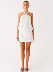 Switch Up Halter Mini Dress