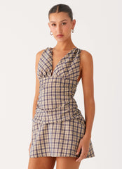 Tablo Drop Waist Mini Dress