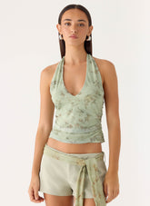Talk Too Much Halter Top