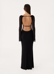 The After Party Backless Maxi Dress