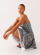 Tonie Strapless Midi Dress