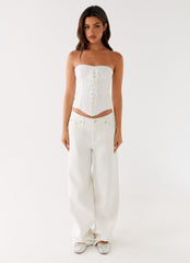 Tory Bustier Top
