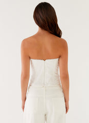 Tory Bustier Top