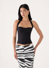 Vaklina Halter Corset Top