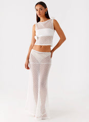 Velli Crochet Maxi Skirt