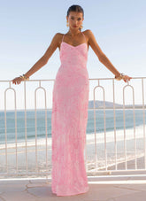 Vietta Sequin Cami Maxi Dress