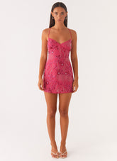 Vietta Sequin Cami Micro Mini Dress