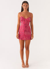 Vietta Sequin Cami Micro Mini Dress