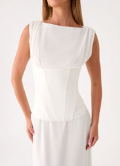 Winello Corset Maxi Dress