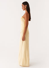 Xena Gathered Maxi Dress
