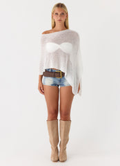 Yas Knit Cape