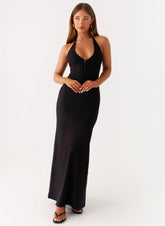 Yaselle Button Front Maxi Dress