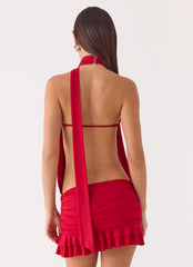 Yelena Backless Mini Dress