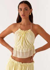 Zaya Backless Top