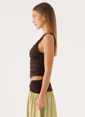 Zeraphine Gathered Top