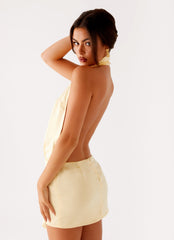 Birdie Halterneck Mini Dress