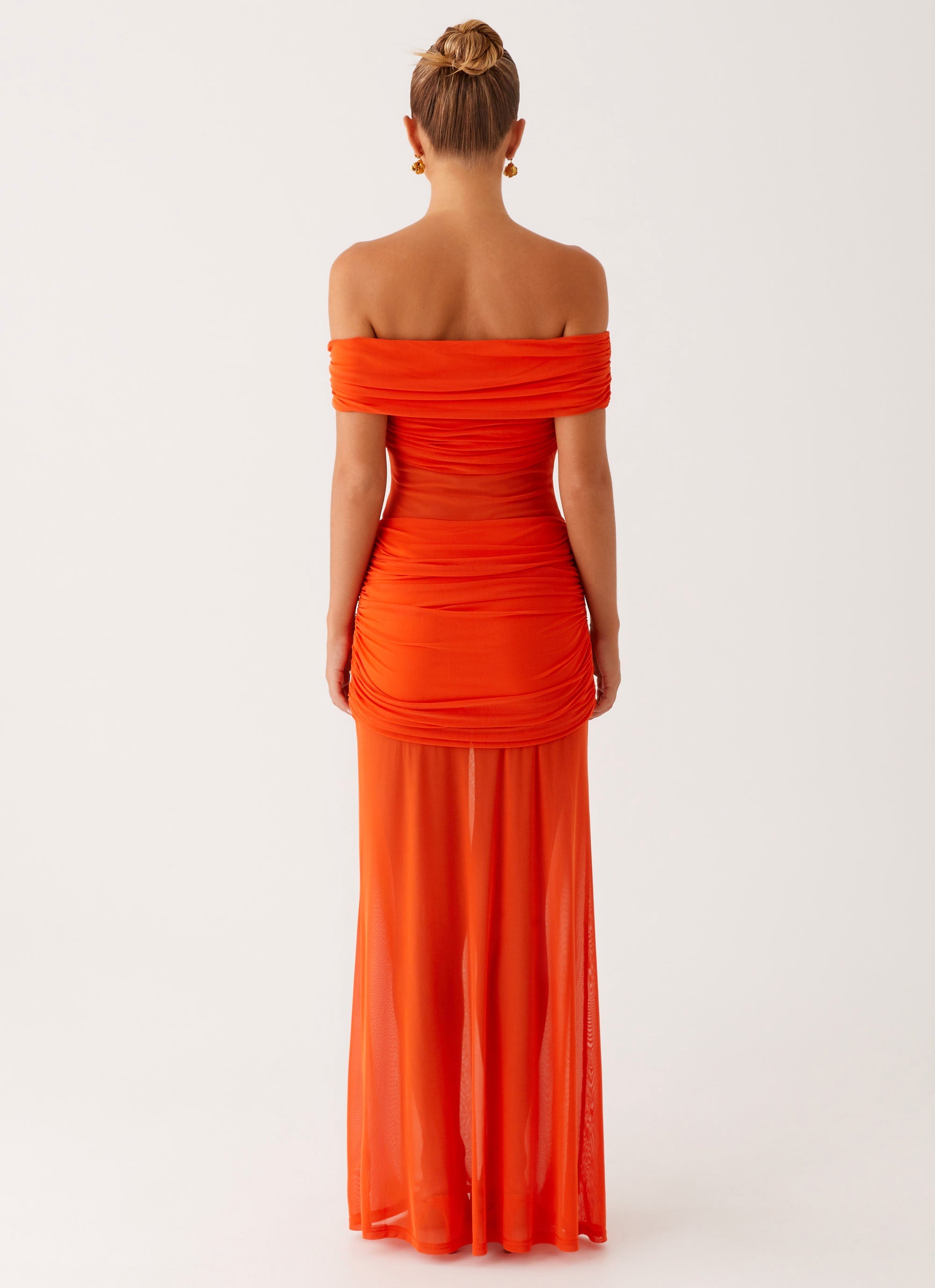 Charming Off Shoulder Maxi Dress