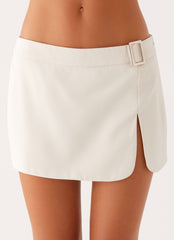 Adley Buckle Mini Skirt