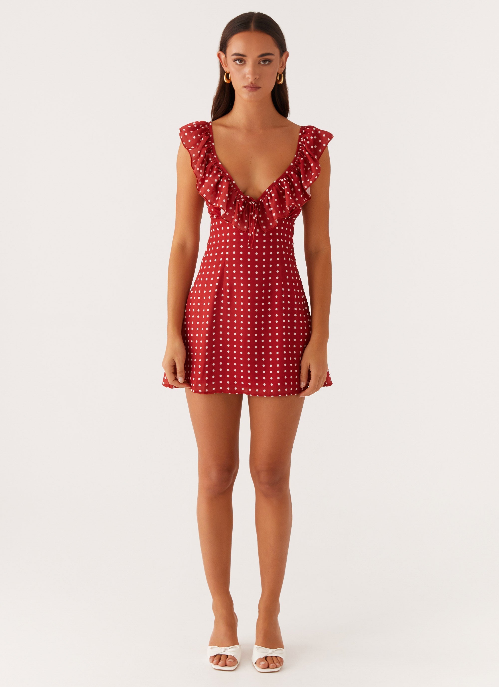 Adrina Ruffle Mini Dress