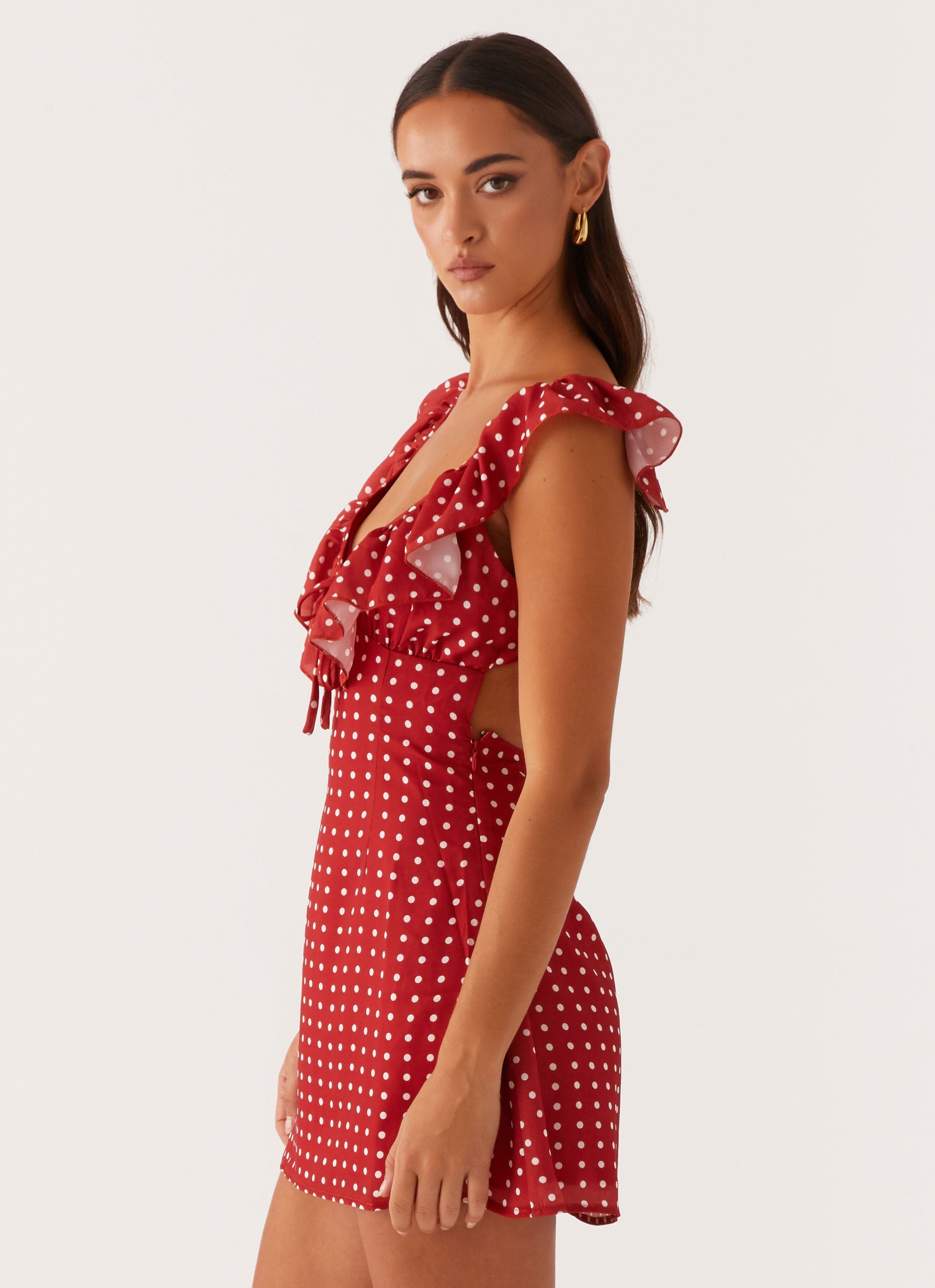 Adrina Ruffle Mini Dress