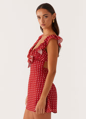 Adrina Ruffle Mini Dress