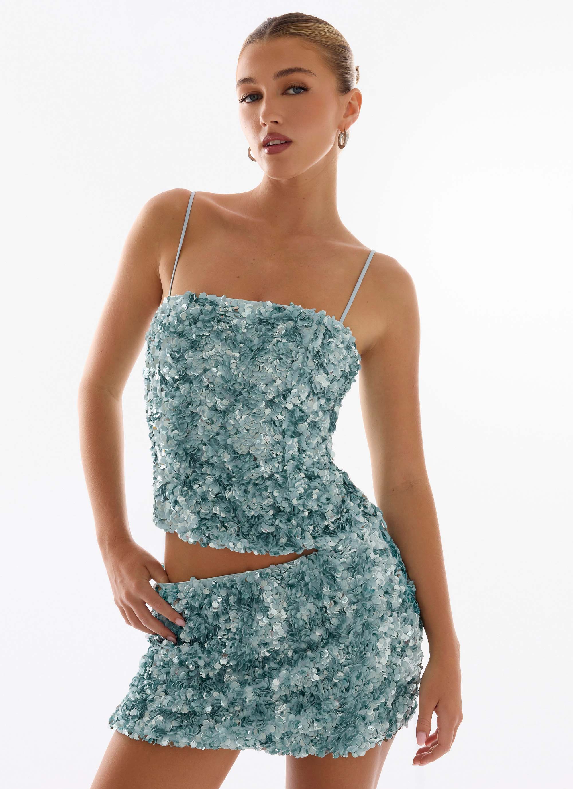Alayna Sequin Mini Skirt