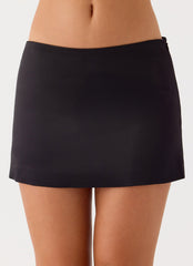 All My Ladies Low Rise Mini Skirt