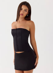 All My Ladies Strapless Corset Top