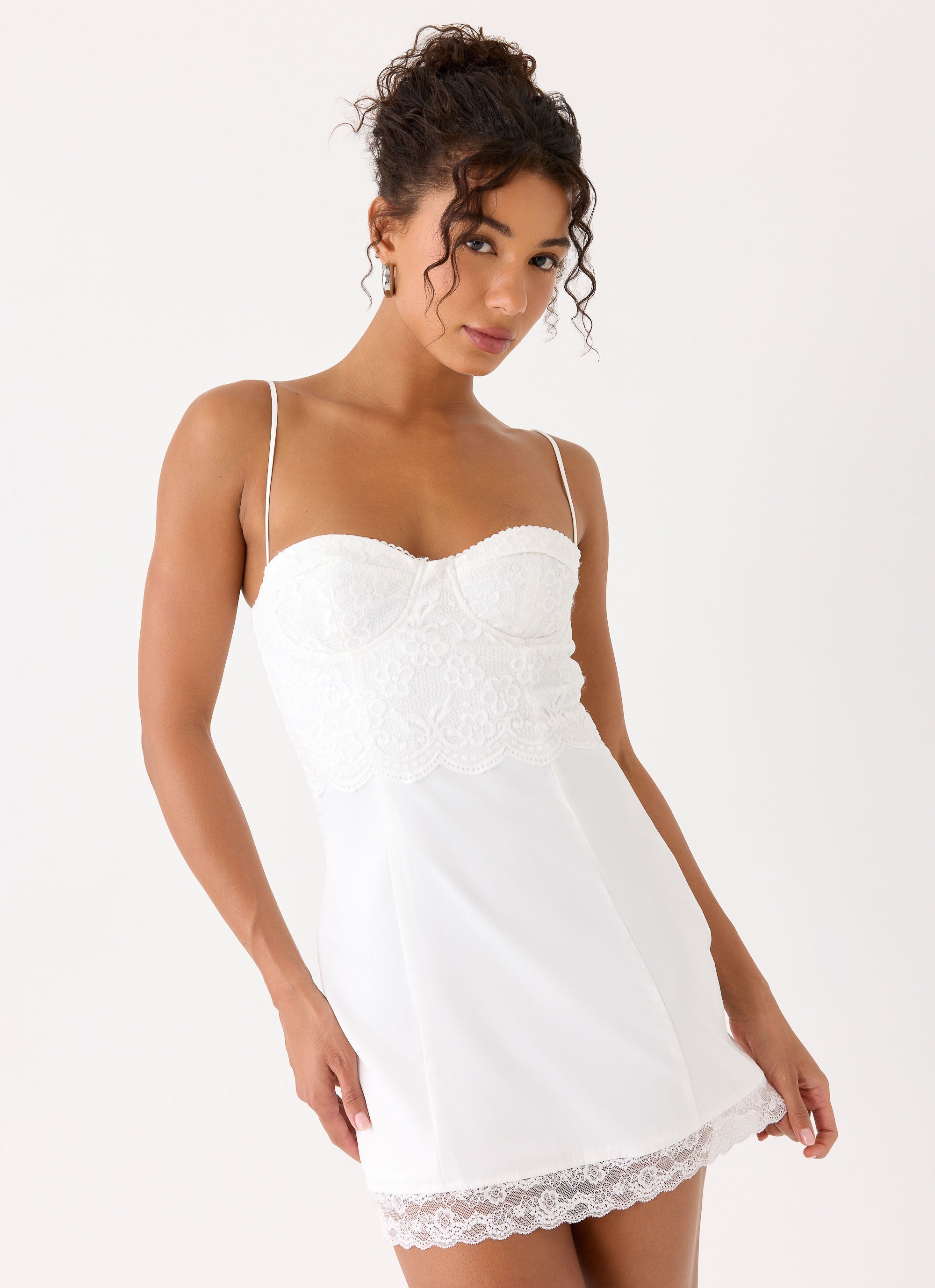 Aloura Lace Mini Dress