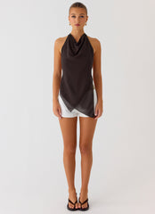 Altego Layered Backless Top