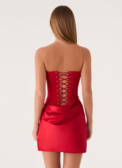 Alva Strapless Mini Dress