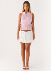 Alysa Shirred Top