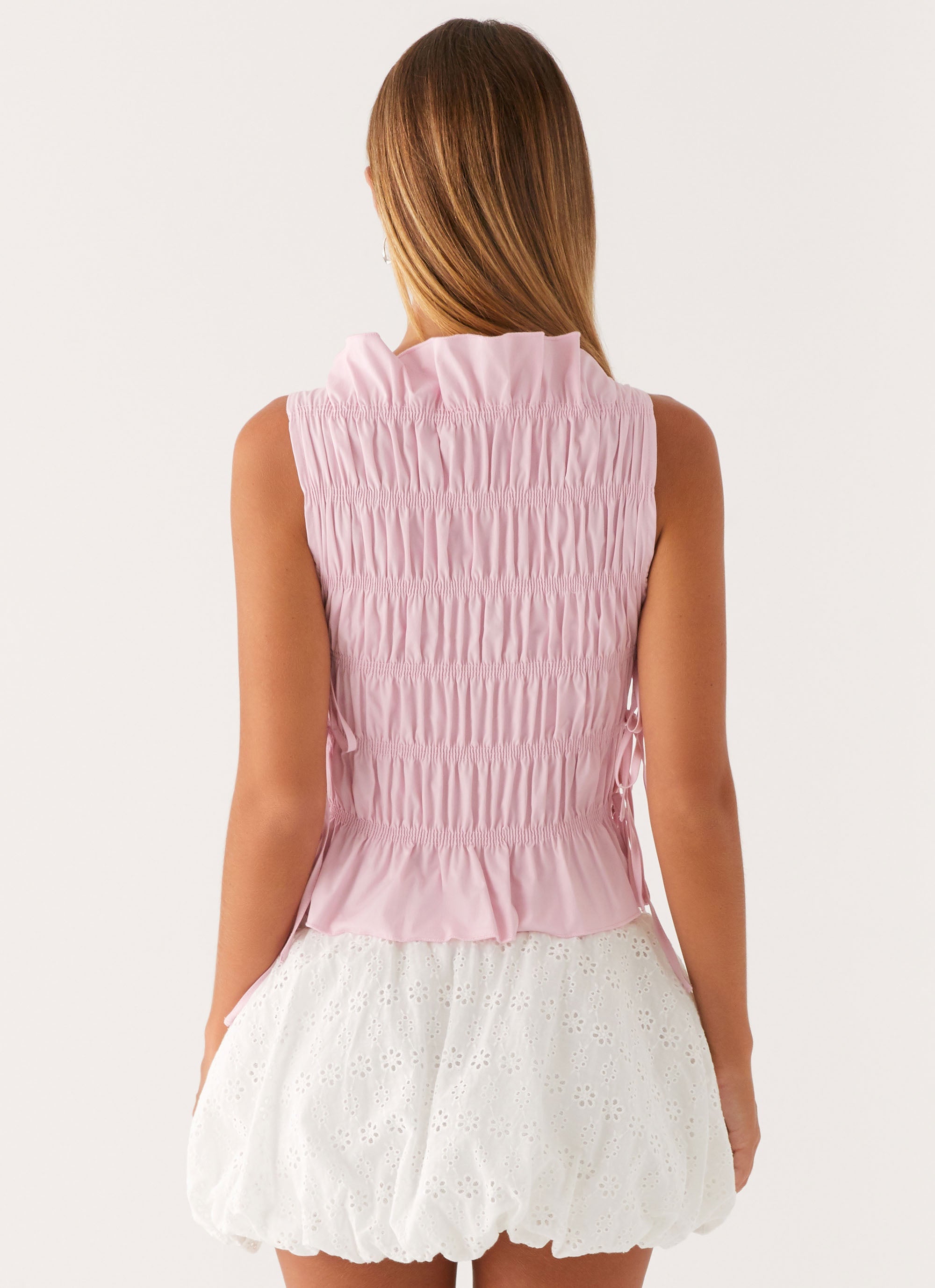 Alysa Shirred Top