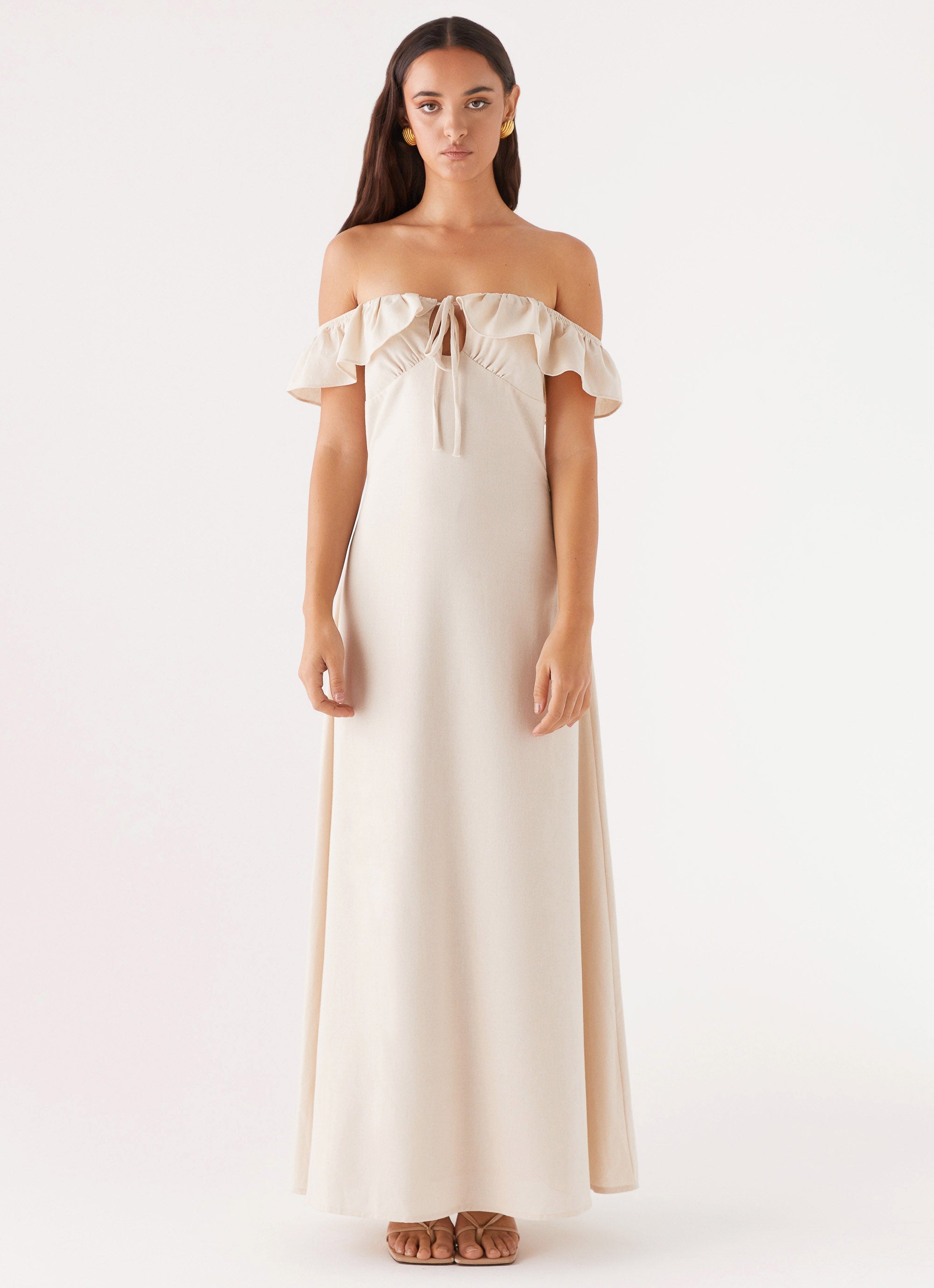 Amarosa Linen Maxi Dress