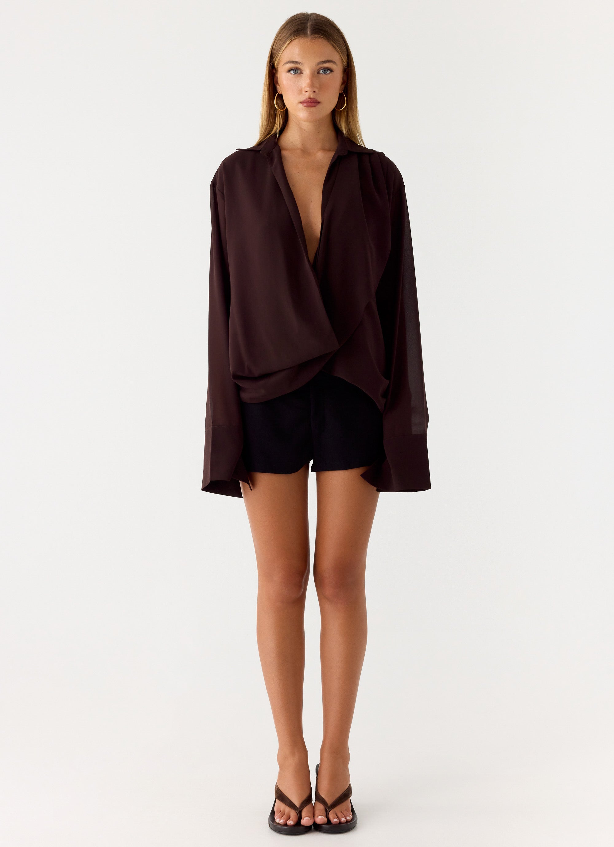 Annah Wrap Shirt