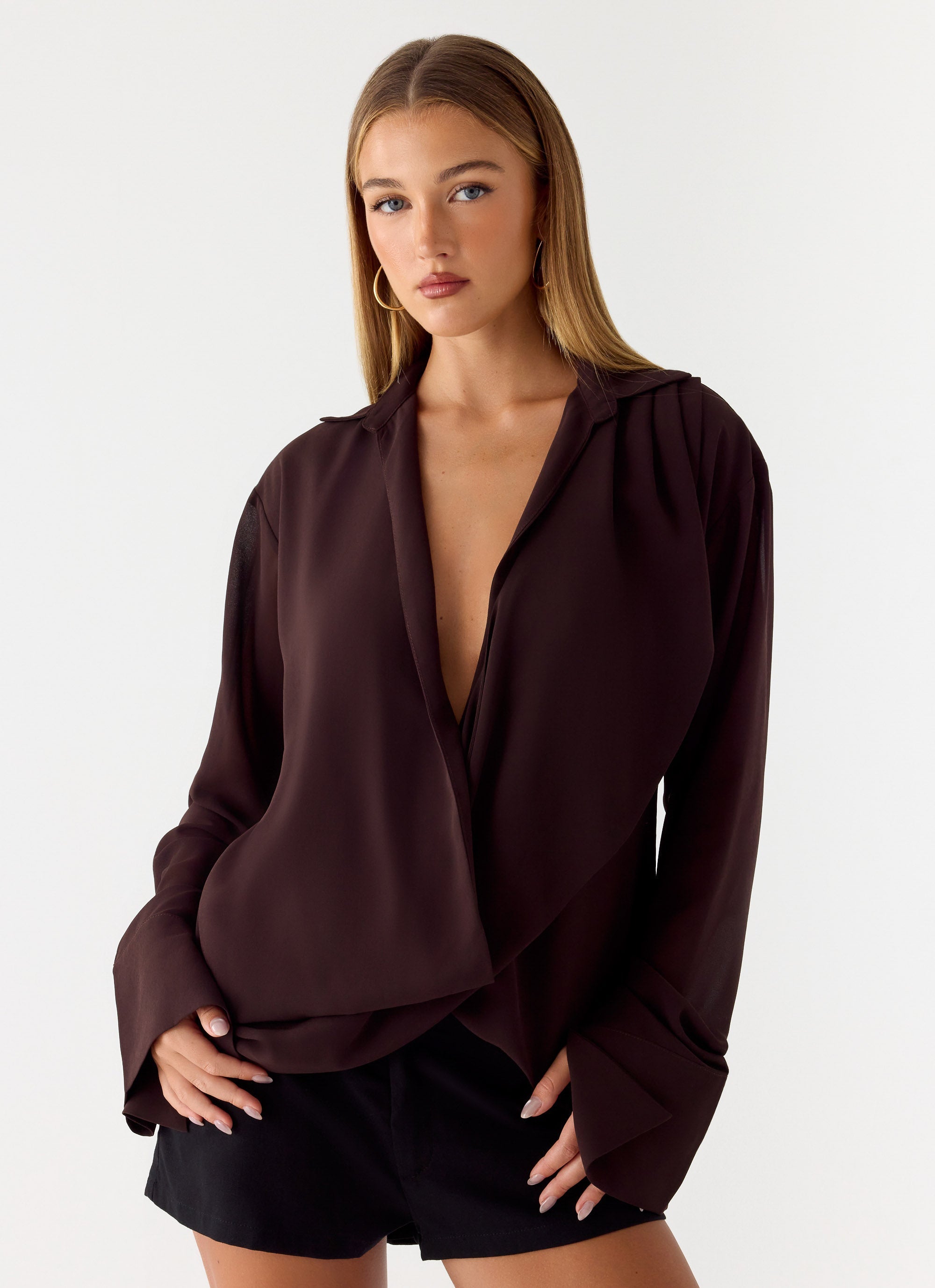 Annah Wrap Shirt