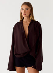Annah Wrap Shirt