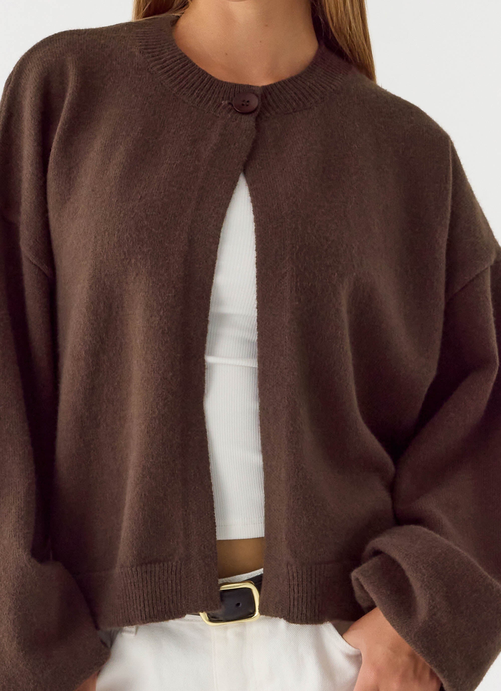 Annie One Button Cardigan