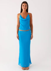 Another Life Chiffon Maxi Skirt