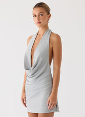 Atenea Cowl Mini Dress