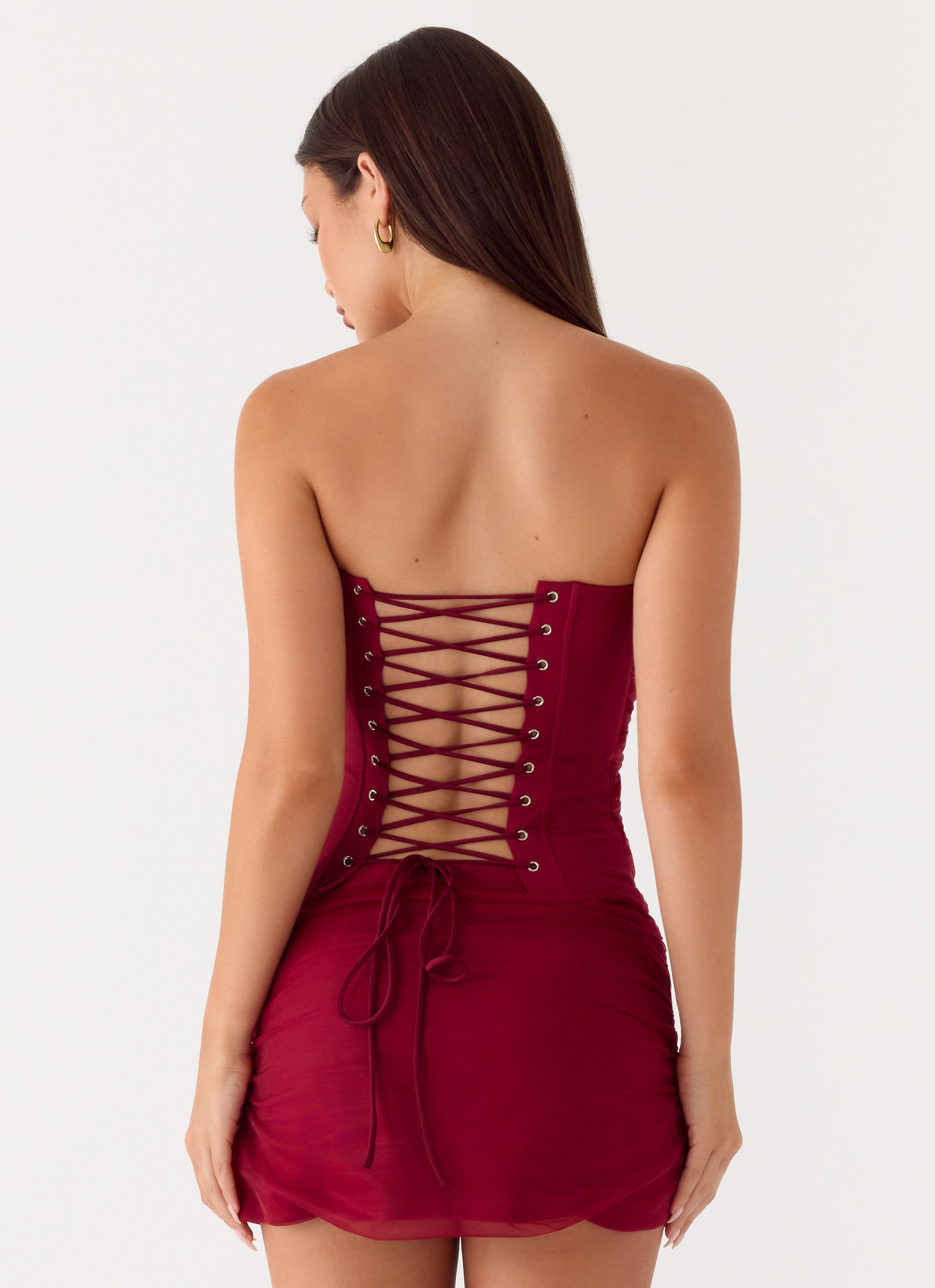 Atenea Draped Organza Corset
