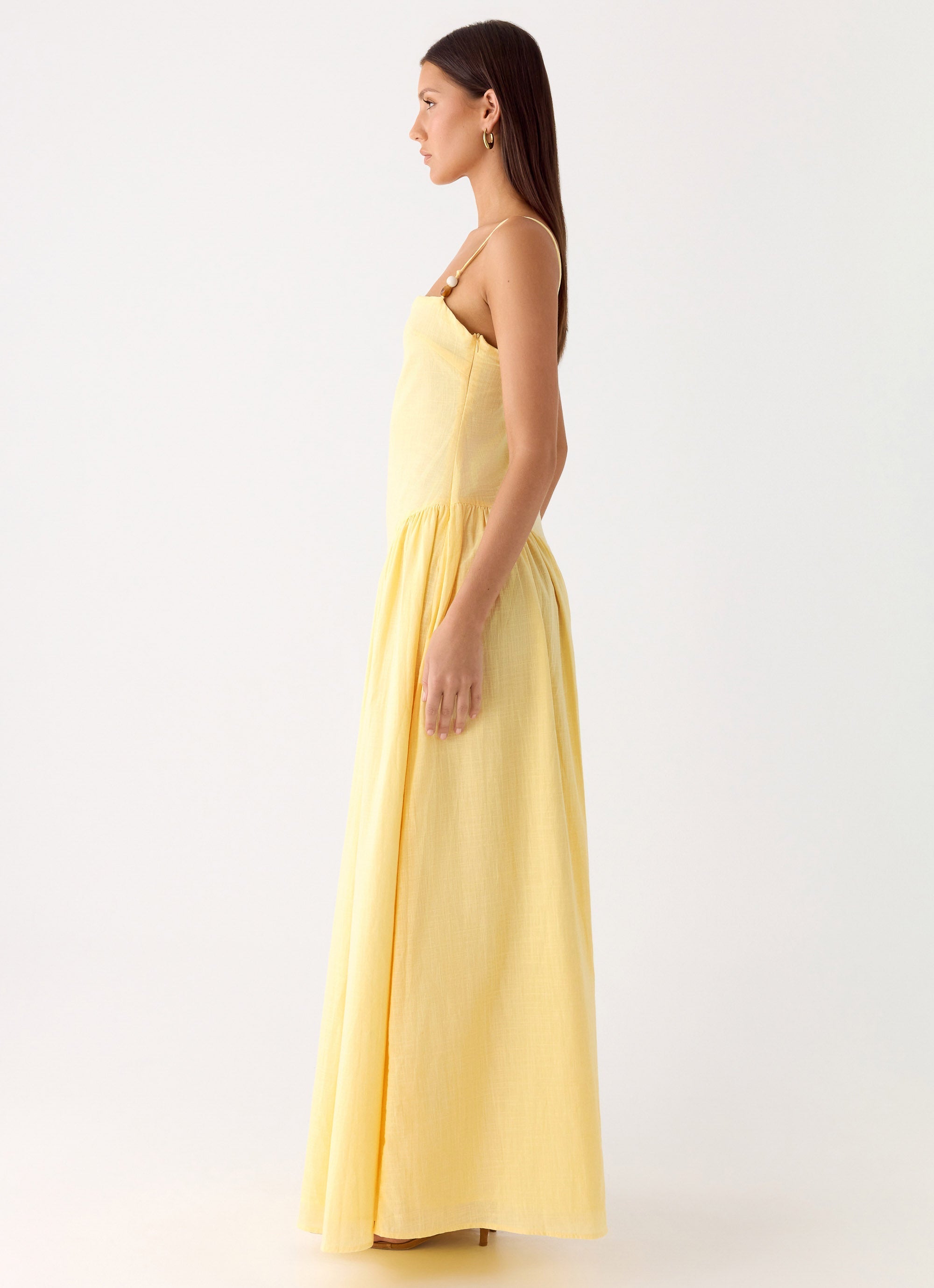 Aura Linen Maxi Dress