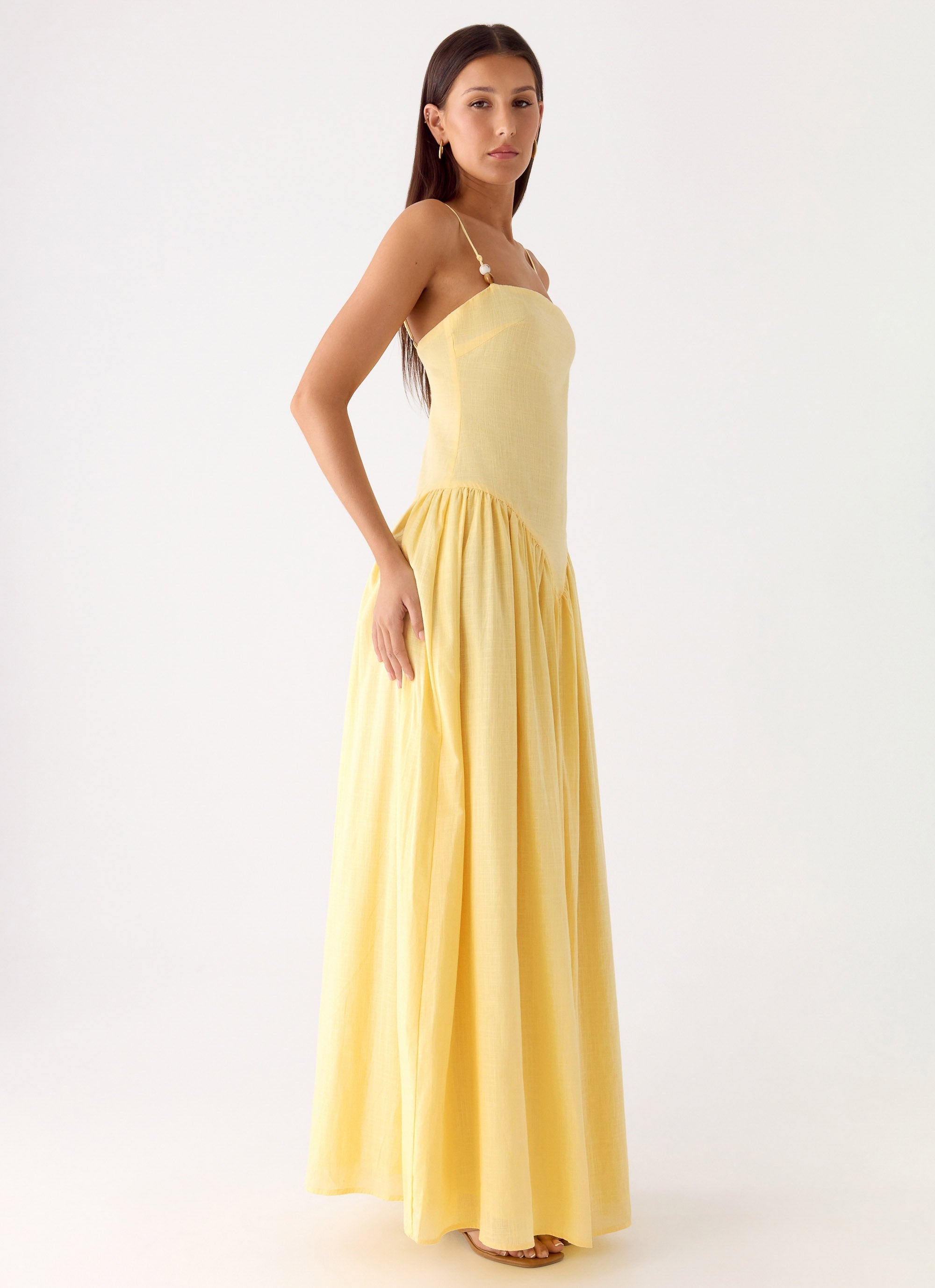 Aura Linen Maxi Dress