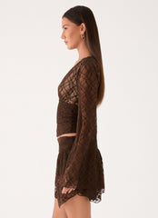 Avelora Lace Mini Skort