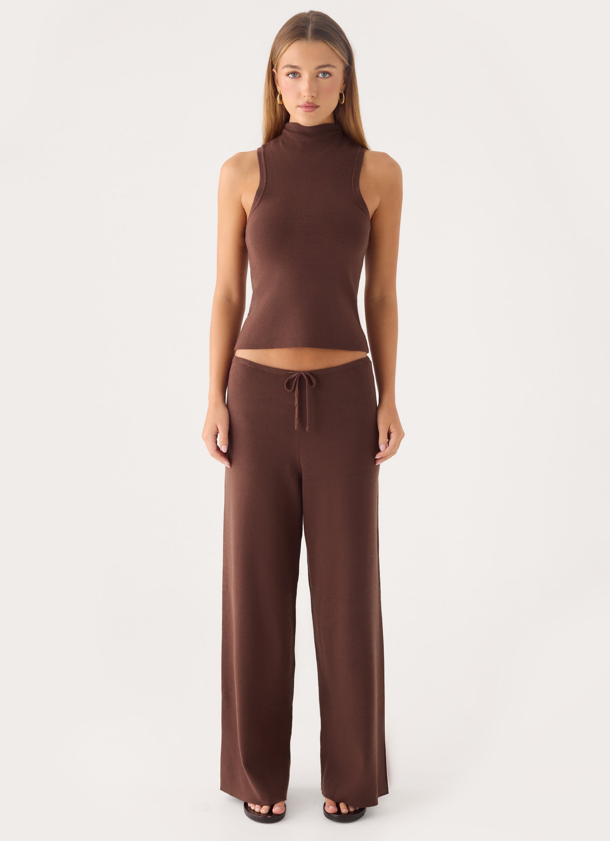 Aviara Knit High Neck Top